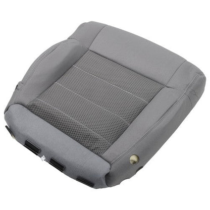 Cloth Passenger Bottom Seat Cover&Foam Cushion Gray For Jeep Wrangler 2007-2012
