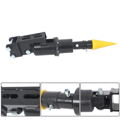 Spiral Screw Log Splitter Cone Hydraulic Wood Splitter for Mini Excavator