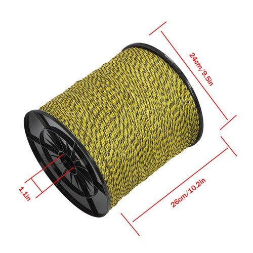 Electric Fence Wire 5050 Feet 1540 Meters 1/8 inch 6 Stainless Steel Strands