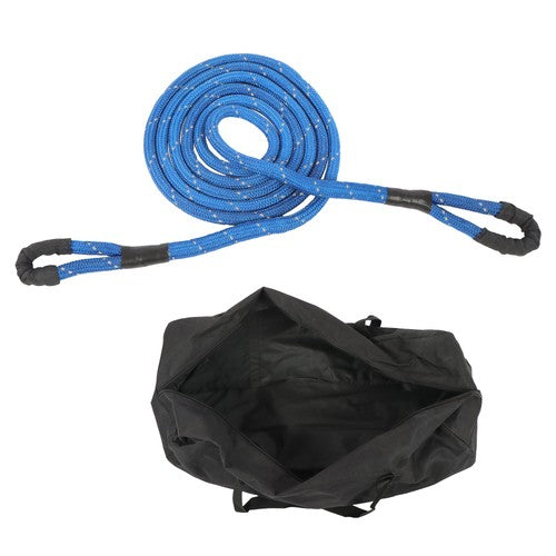 30000 LBS Blue Recovery Power Tow Rope 7/8" x 30' Energy Truck Tow Snatch Strap