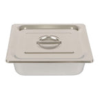 Restaurant Steam Table Pans 8 Pack 1/2 Size 4 Inch Deep Thickened with Lid