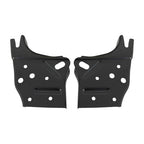 For Toyota Tacoma 2016-2023 Powdercoated Black Rear Step Bumper W/o Sensor Holes