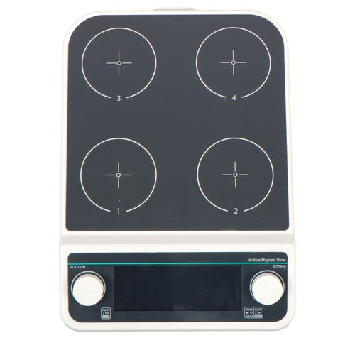 4 Position Magnetic Stirrer with Speed 50-1200RPM Capacity 500ml*4