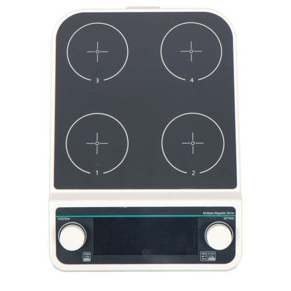 4 Position Magnetic Stirrer with Speed 50-1200RPM Capacity 500ml*4