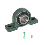2Piece UCP208-24 Solid Base Pillow Block Bearing 1-1/2 Bore Self Aligning 2 Bolt