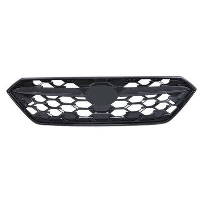 Gloss Black Plastic Honeycomb Front Bumper Upper Grille For Subaru WRX 2022-2024