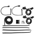 Rubber Black Fit For 1970-1981 Pontiac Firebird Window Outer Pressure Strip+Seal