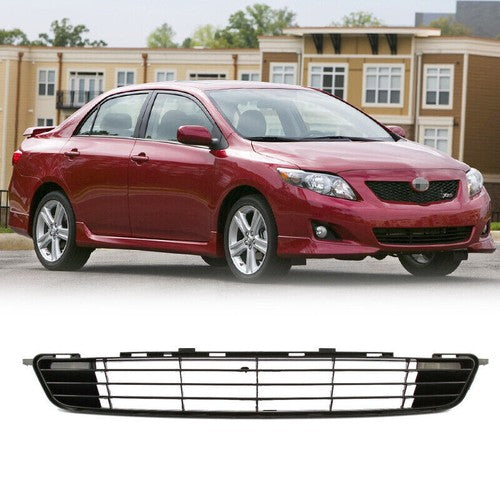 Black Factory Style Front Bumper Lower Grille for Toyota Corolla 2009 2010