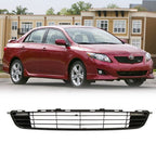 Black Factory Style Front Bumper Lower Grille for Toyota Corolla 2009 2010