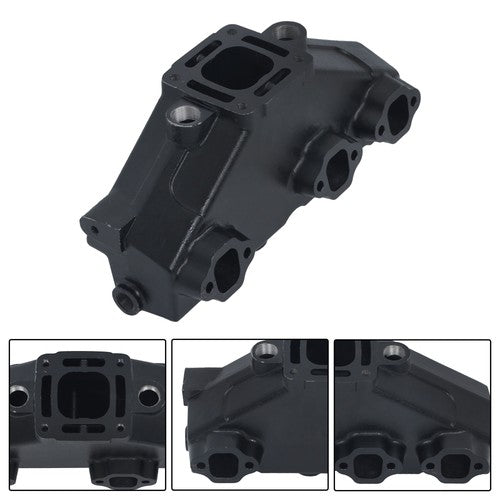 2× Exhaust Manifold For MerCruiser GM V6 1985-2002 175 185 205 262 4.3L 99746A17