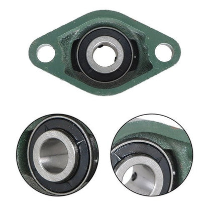 10PCS UCFL202-10 Pillow Block Flange Bearing 5/8" Bore 2 Bolt Solid Base
