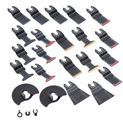 25PCS Oscillating Tool Professional Bi-Metal Multitool Blades Kits for Wood Nail