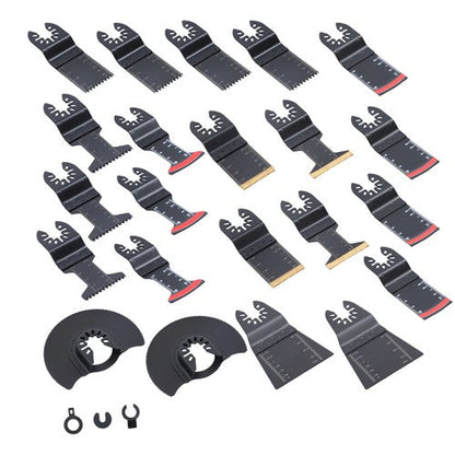 25PCS Oscillating Tool Professional Bi-Metal Multitool Blades Kits for Wood Nail