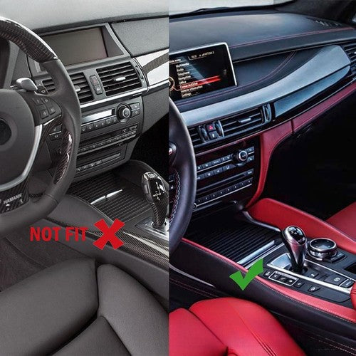 For BMW F15-16 X5-6 14-18 Center Console Cup Holder Tray Roller Blind Cover