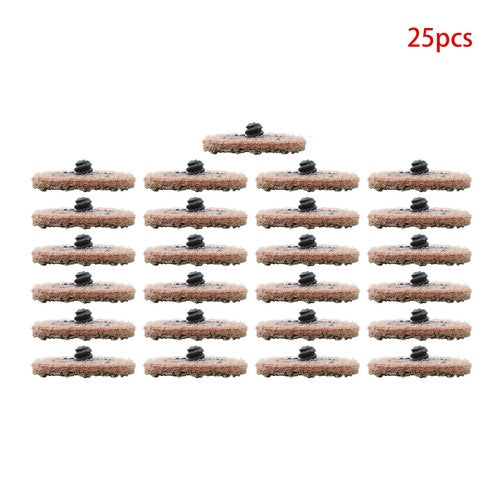 Surface Conditioning Quick Change Discs, 2" Tan (Coarse) Prep Pad - 25 Pack