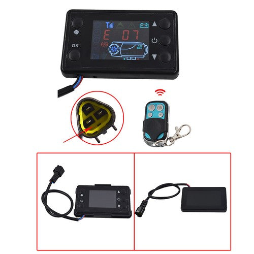 8KW 12V 24V Car LCD Monitor with Remote Control Fit For Car Air Diesel Parking