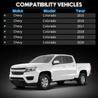 Bumper Trim Set Front Left Right Primed for Chevrolet for Colorado 2015 2020