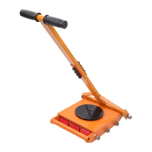 15 Ton Machinery Movers Skate Dolly 360 Rotation Heavy Duty Roller + Handles