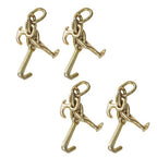 4 Hook Tow Truck Car Hauler Trailer Auto Body Frame Hook WLL 4,700lb