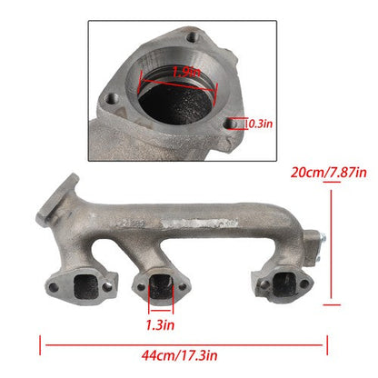 Fit for GMC Sonoma Jimmy Safari 1998-2000 2001 4.3L Right Exhaust Manifold Kit