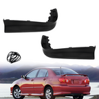 Pair Rear Bumper Spoiler Splitter Lip Black Body Kit For 2003 04 Toyota Corolla