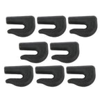 8Pcs G70 3/8" Weld On Chain Grab Hook Tow Hook Tractor Bucket Trailer Tie Down