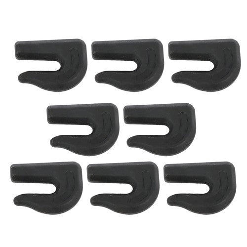 8Pcs G70 3/8" Weld On Chain Grab Hook Tow Hook Tractor Bucket Trailer Tie Down