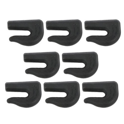 8Pcs G70 3/8" Weld On Chain Grab Hook Tow Hook Tractor Bucket Trailer Tie Down