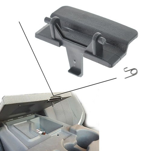 For Ford F-150 2010-2017 18 Brand New Gray Plastic Center Console Seat Lid Latch