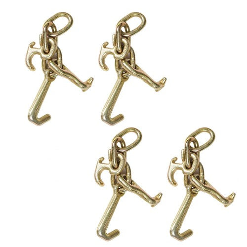 4X RTJ Cluster Hook Tow Truck Car Hauler Trailer Body Frame Hook WLL 4,700lb