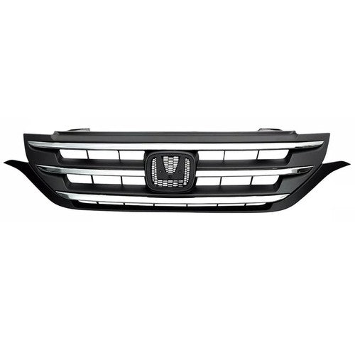 ZZ2V00502 Front Bumper Upper Grille Grill w/Chrome Trim for Honda CRV 2012-2014