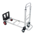 Aluminum Hand Truck 2 in 1 Folding Dolly Cart 400 lbs Capacity Heavy Duty 150kg