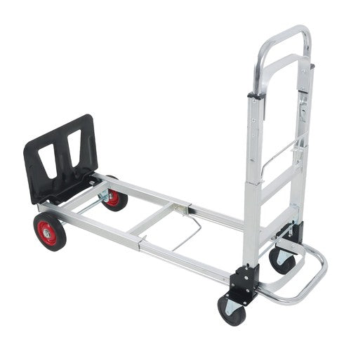Aluminum Hand Truck 2 in 1 Folding Dolly Cart 400 lbs Capacity Heavy Duty 150kg