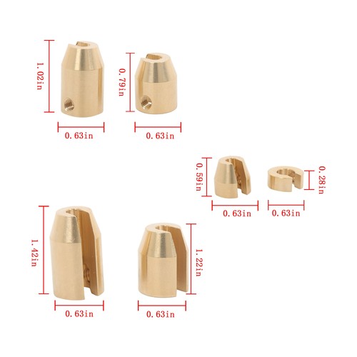 Motorcycle Reusable Brass Wheel Spoke Balance Weights 12 Pack Universal