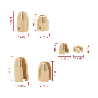 Motorcycle Reusable Brass Wheel Spoke Balance Weights 12 Pack Universal