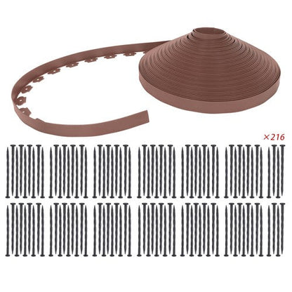 2 inches high 246 feet  Garden edge lawn grass stone isolation strip