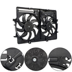 For Audi S4/S5 2013-2015 Dual Radiator Condenser Cooling Fan Assembly AU3115113