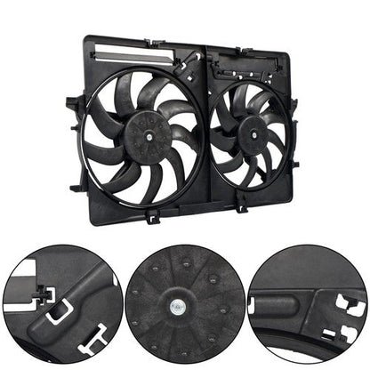 For Audi S4/S5 2013-2015 Dual Radiator Condenser Cooling Fan Assembly AU3115113
