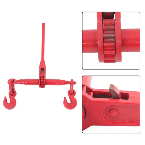 Chain and Bundle Kit Steel Red 3/8in-1/2in×10ft G80 Width 24-31in Steel 9215lbs