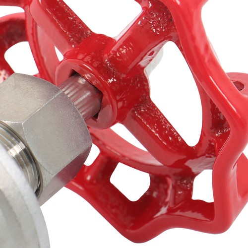 Stainless Steel Gate Valve 1-1/2" NPT Female Rotary Sluice Valve With Wheel Hand