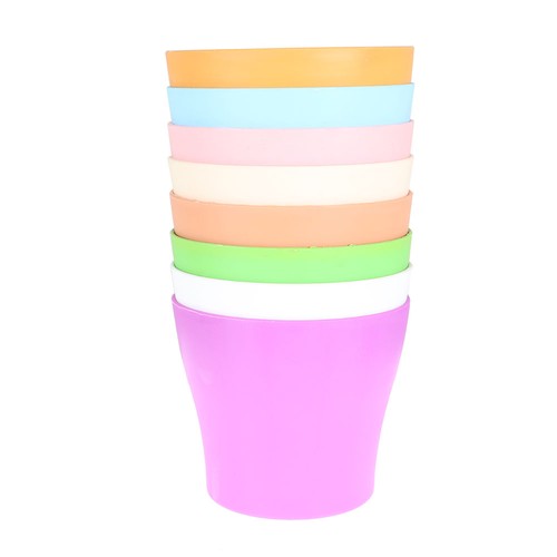 Plastic Plant Container Colorful Plant Flower Pots Nursery Seedlings 8 × 5.5In