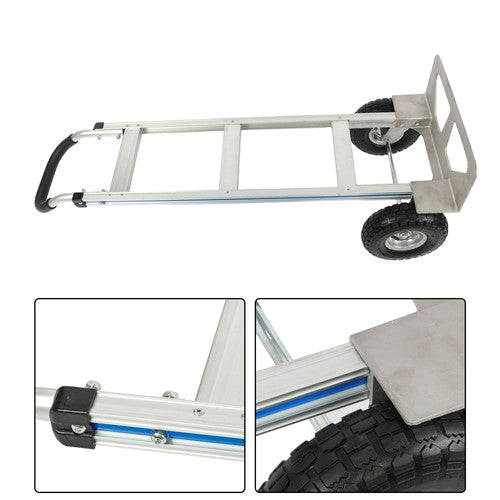 Aluminum 500Lbs Hand Truck Magliner Trolley Dolly 14"×7-1/2" Diecast Nose Plate