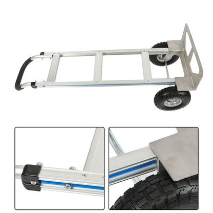 Aluminum 500Lbs Hand Truck Magliner Trolley Dolly 14"×7-1/2" Diecast Nose Plate