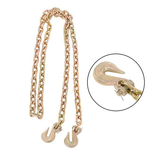 With Clevis HooksTransportation Bundle Chain Steel Gold 4700lbs G70 5/16in×10ft