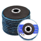100Pack 4-1/2"×7/8'' 60 Grit T29 Premium Zirconia Flap Disc Sanding Grinding