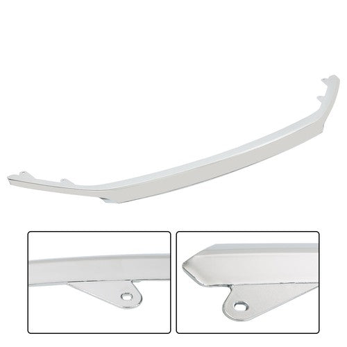For Ford Fusion Chrome 2010-2012 Front Upper Grill Grille Molding Trim Set 3Pcs