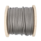 3/16In 7x19 T304 Stainless Steel Cable 500FT Wire Rope 3700lb Fracture Strength