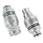 For Bobcat Telescopic Handler(s) Male & Female Flat Face Coupler Kit New