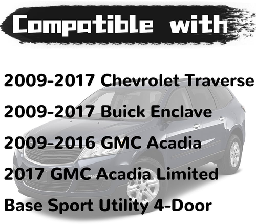 For 2009-2017 Acadia Traverse Enclave Driver Seat Track Cover Switch Bezel Trim