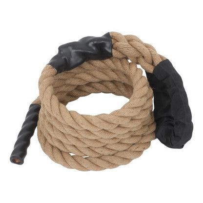 1.5” × 15FT Climbing Rope Gym Fitness Strength Training Exercise Rope Brown